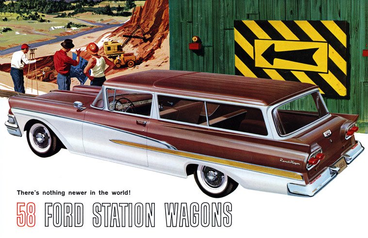 1958 Ford Auto Advertising